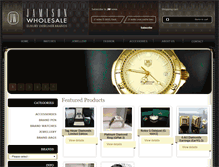 Tablet Screenshot of jamisonwholesale.com
